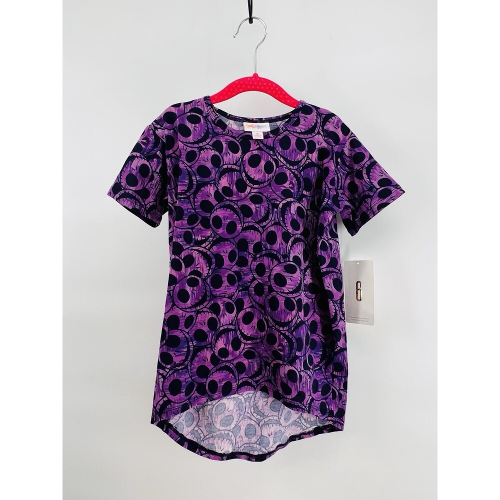 LuLaRoe Disney Gracie Top Jack Skellington Nightmare Christmas NWT CHILD GIRL 6
